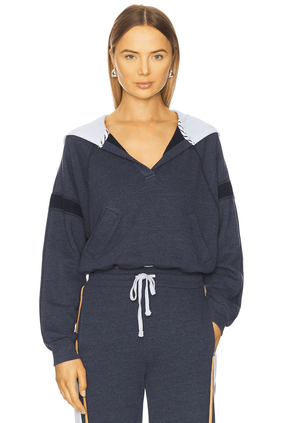 Half Placket Hoodie - Image 1