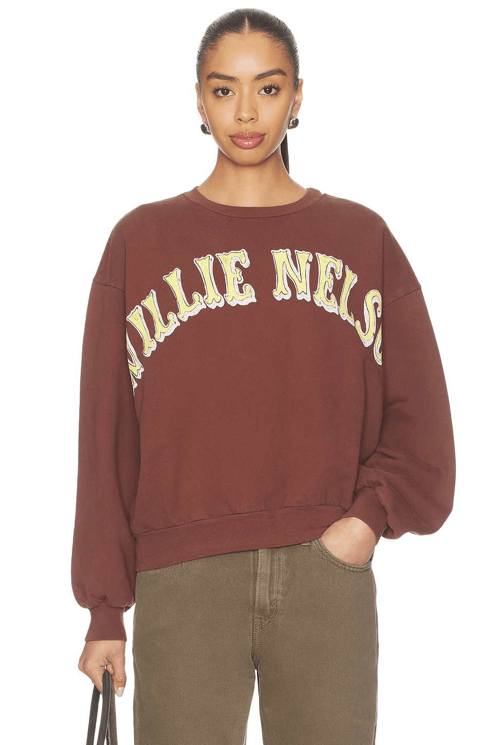 Willie Nelson in Austin Oversized Crew Sweatshirt - Image 1