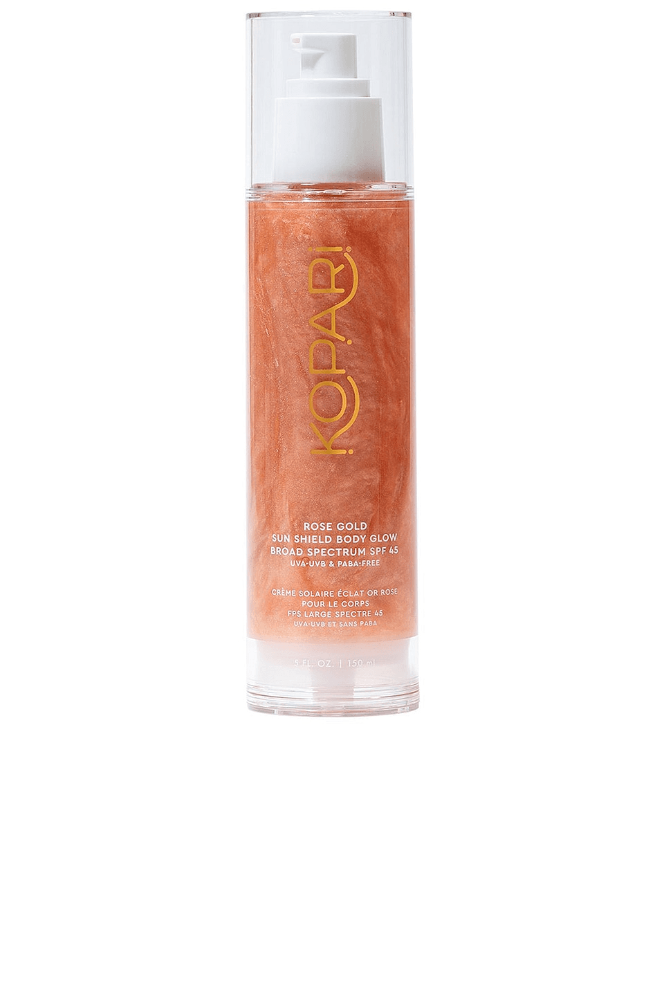 Rose Gold Sun Shield Body Glow SPF 45 - Image 1