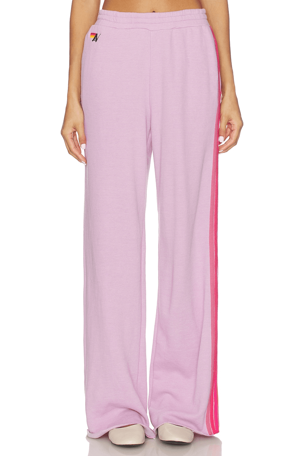 5 Stripe Wide Leg Pocket Sweatpant - Image 1