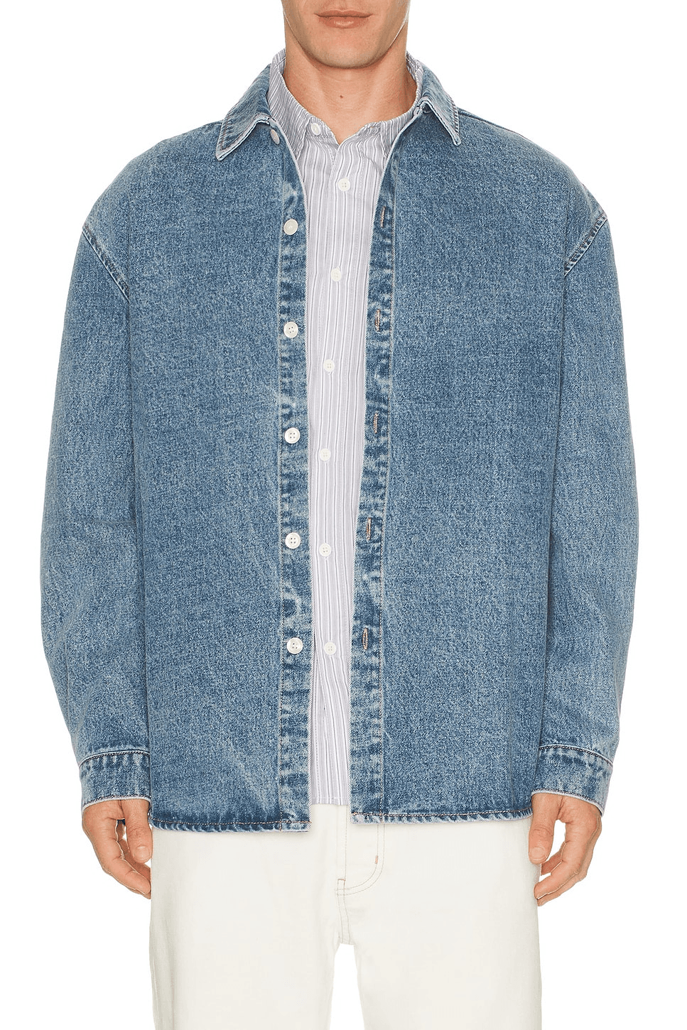 Oversized Denim Shirt - Image 1
