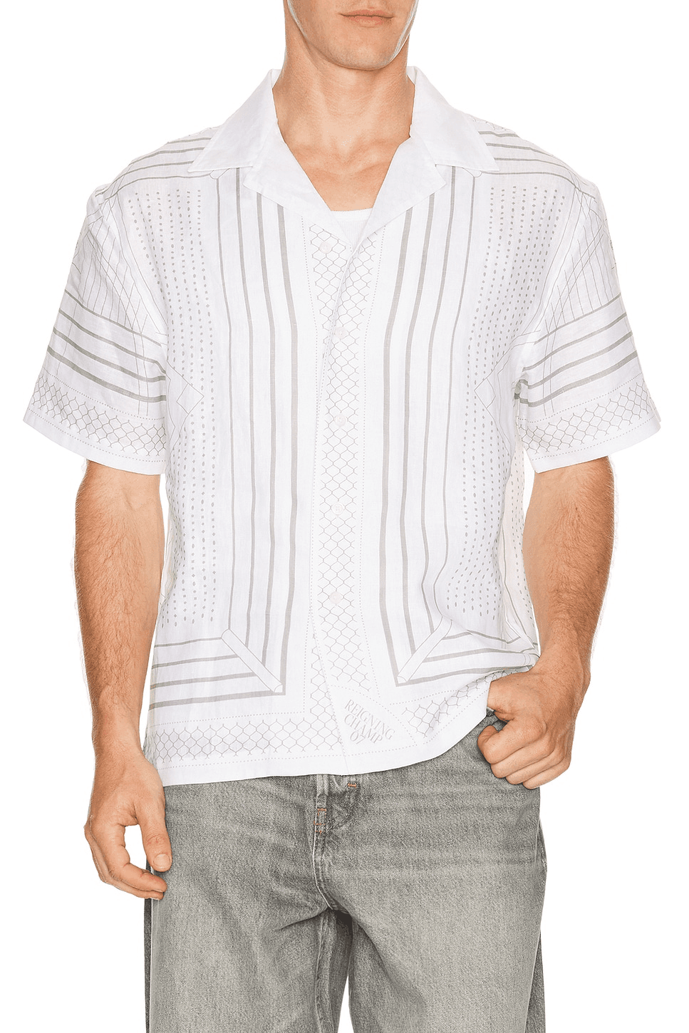 Linen Arena Standard Camp Shirt - Image 1