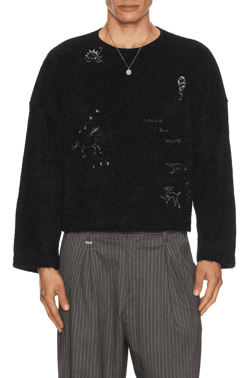 Impulses Boxy Knit Sweater - Image 1