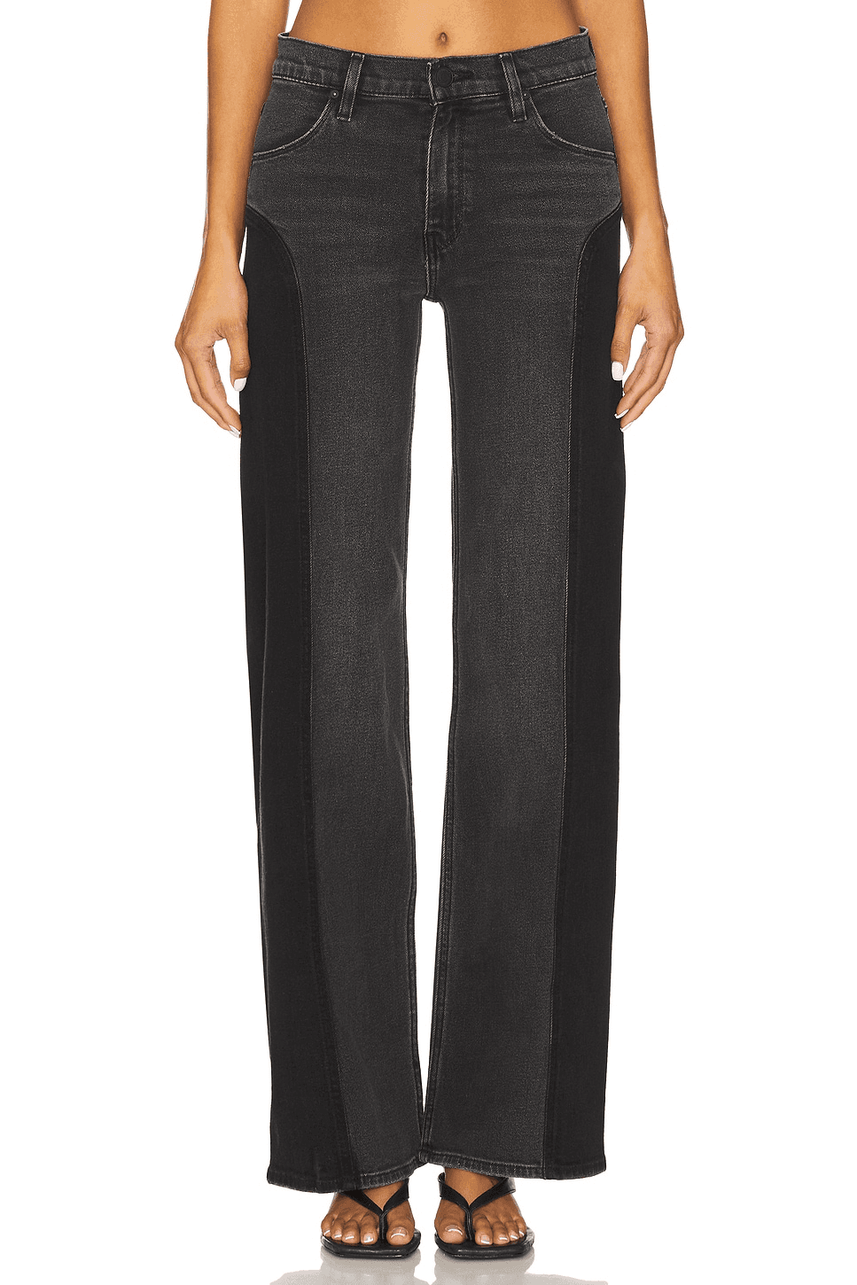 Lexi Seamed Wide Leg Jeans - Image 1