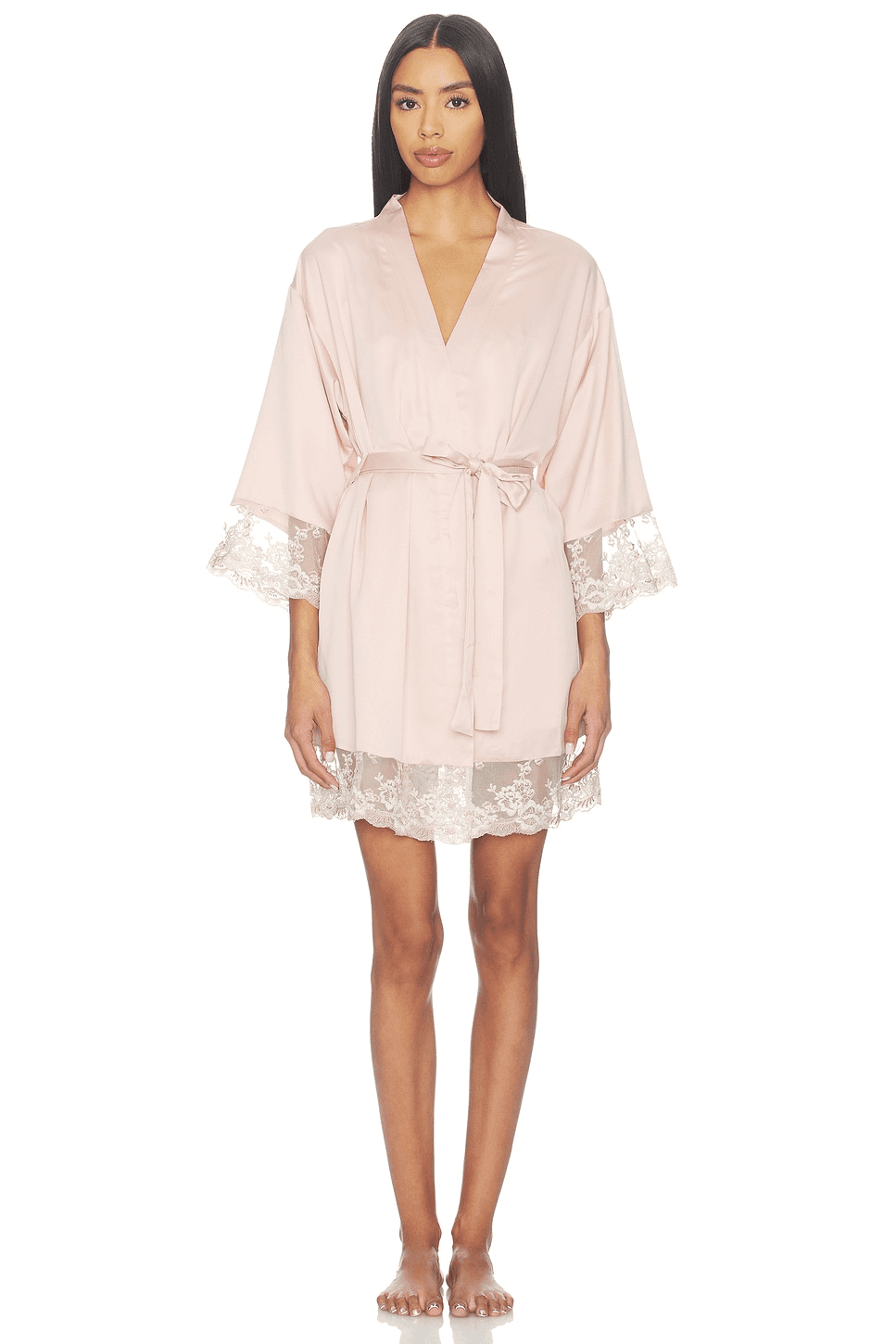 Rosa Kimono Wrap With Embroidery - Image 1