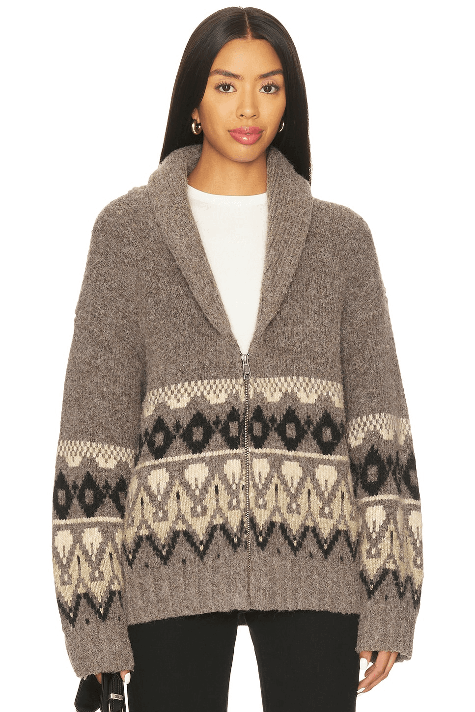 Inga Fairisle Cardigan - Image 1