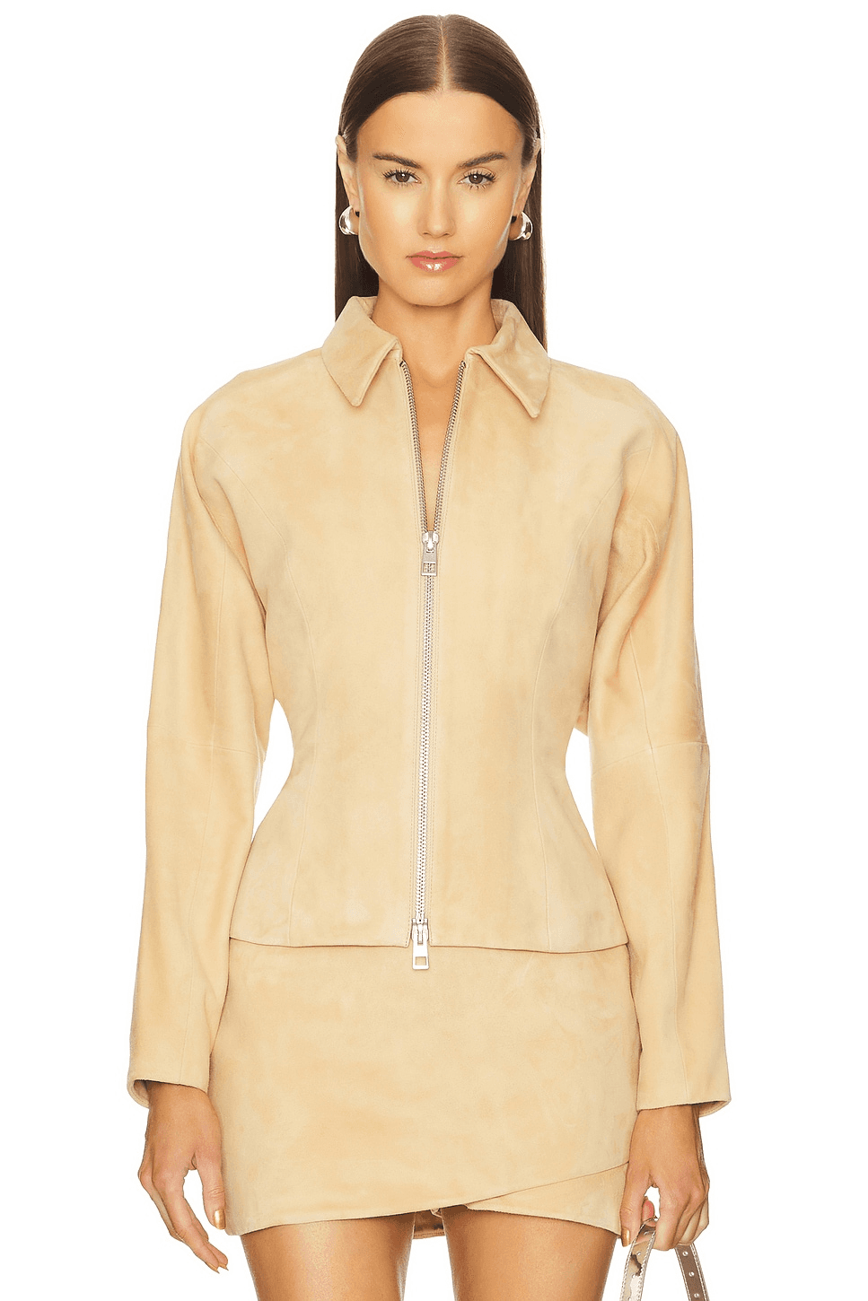 Fitted Leather Jacket - Image 1