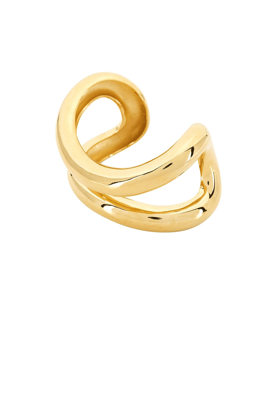 Glossy Void Arched Cuff Bracelet - Image 1