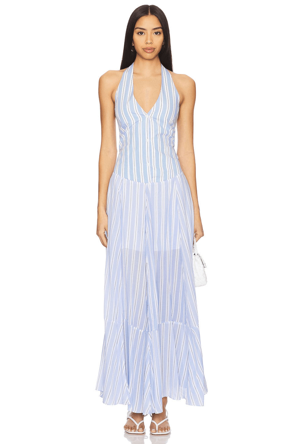 Halter Vest Maxi Dress - Image 1