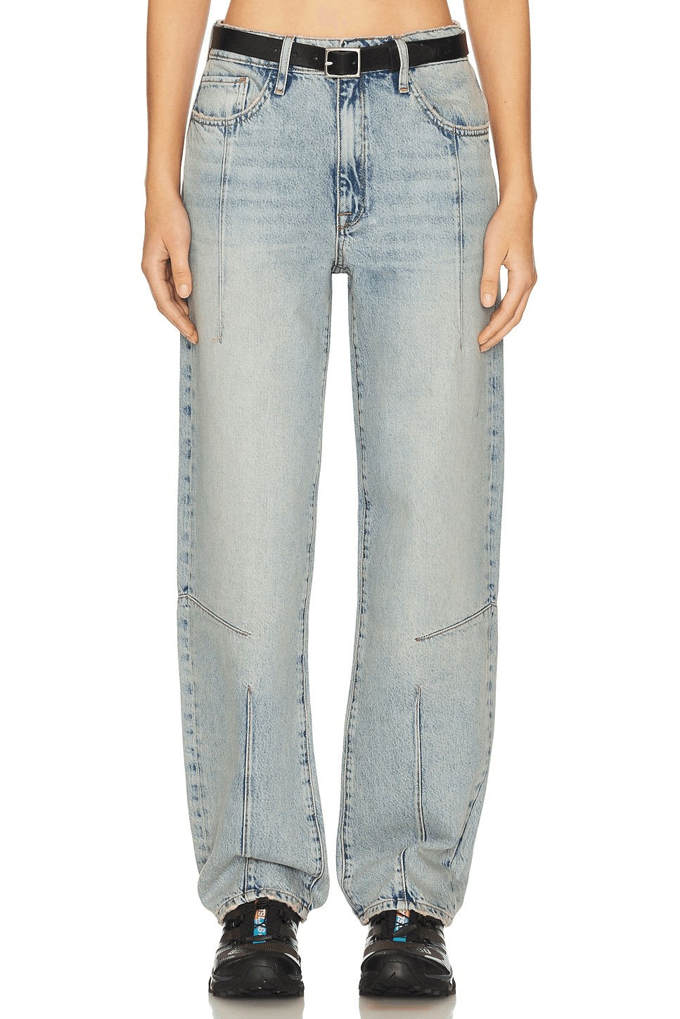 Goldie Mid Rise Darted Straight Leg - Image 1