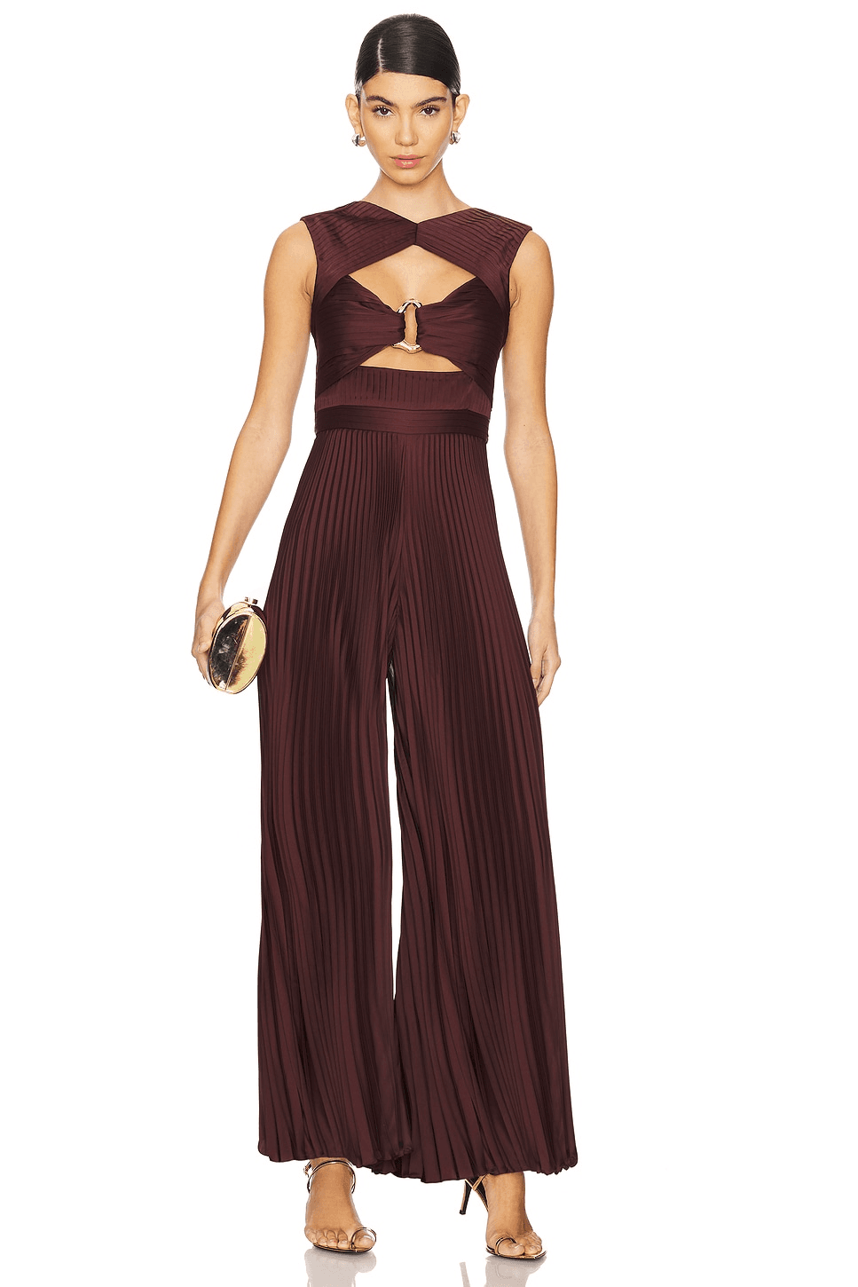 Rosalynn Pleated Jumpsuit - Image 1