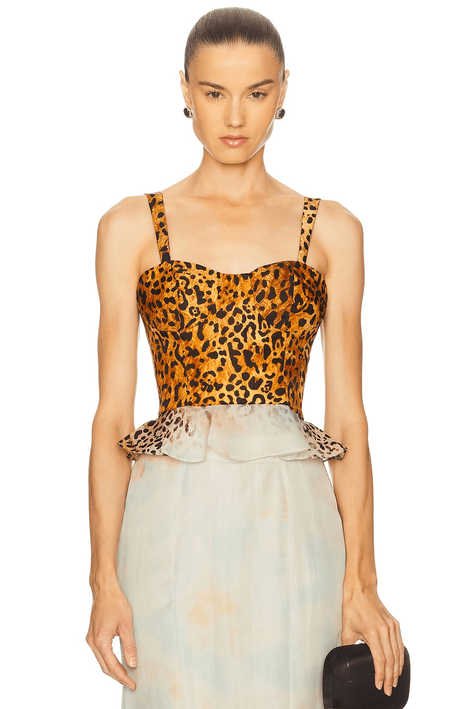 Audrey Periwinkle Embroided Bralette - Image 1