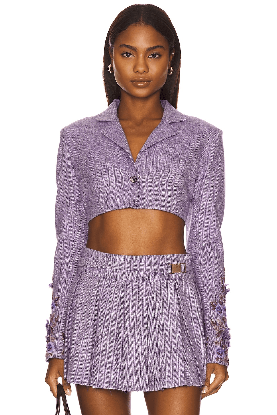 Georgiana Tweed Mini Jacket - Image 1