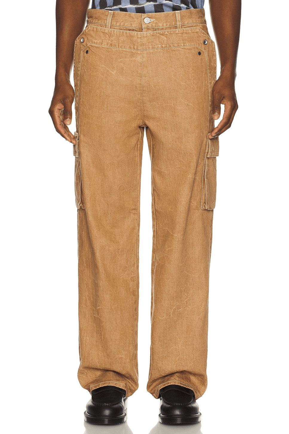 Peek-A-Boo Denim Trouser - Image 1