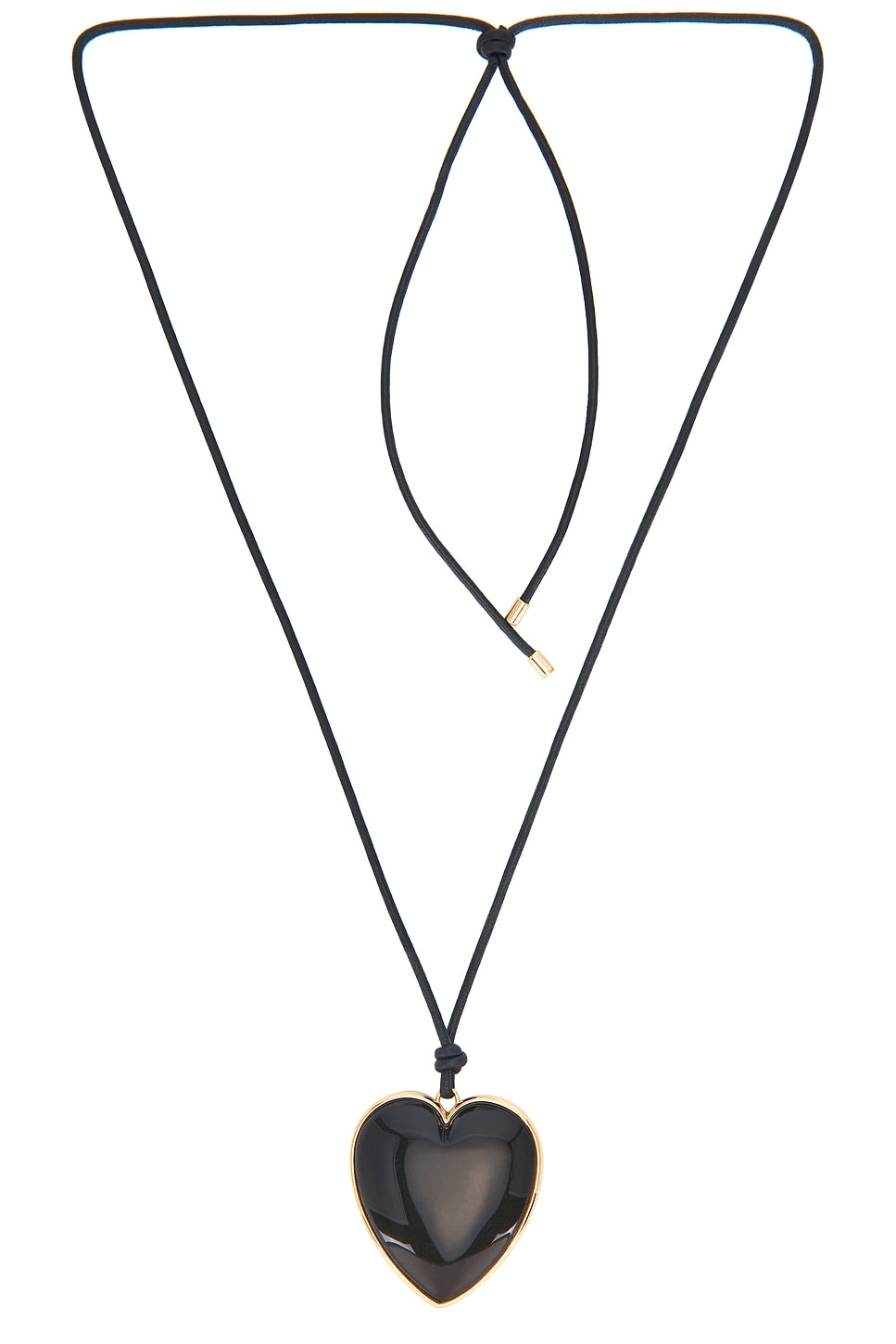 Heart Pendant Long Necklace - Image 1