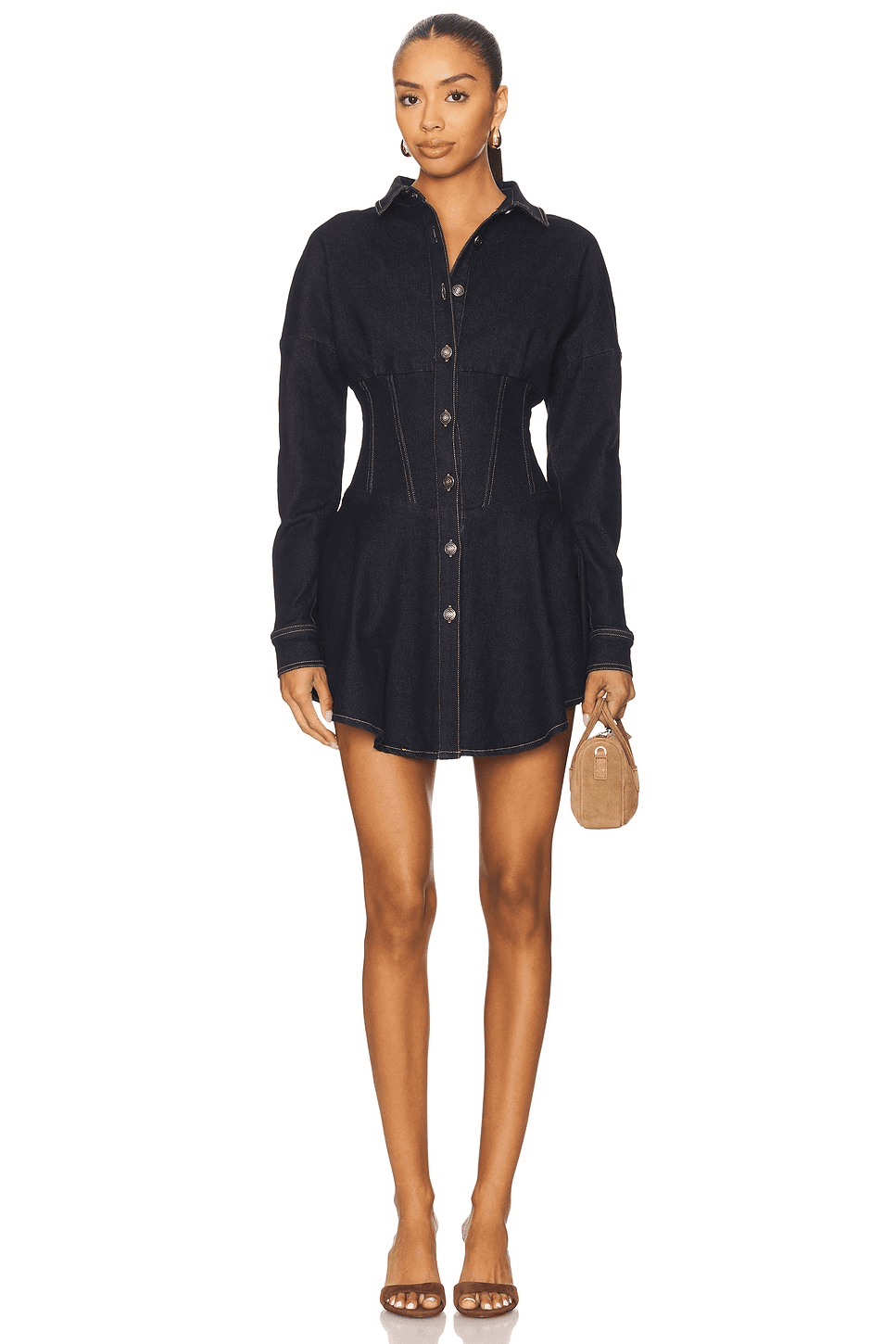 Ella Denim Shirt Dress - Image 1