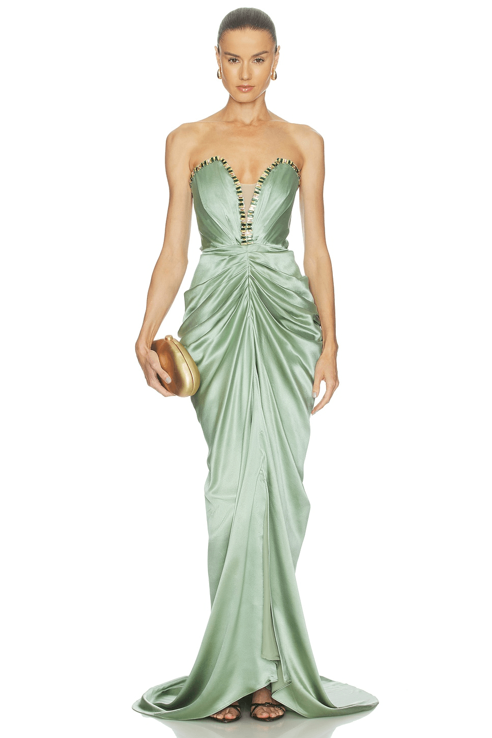 Silver Sage Crystal Gown - Image 1