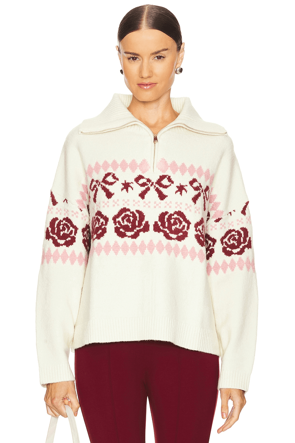 Uma Quarter Zip Sweater - Image 1