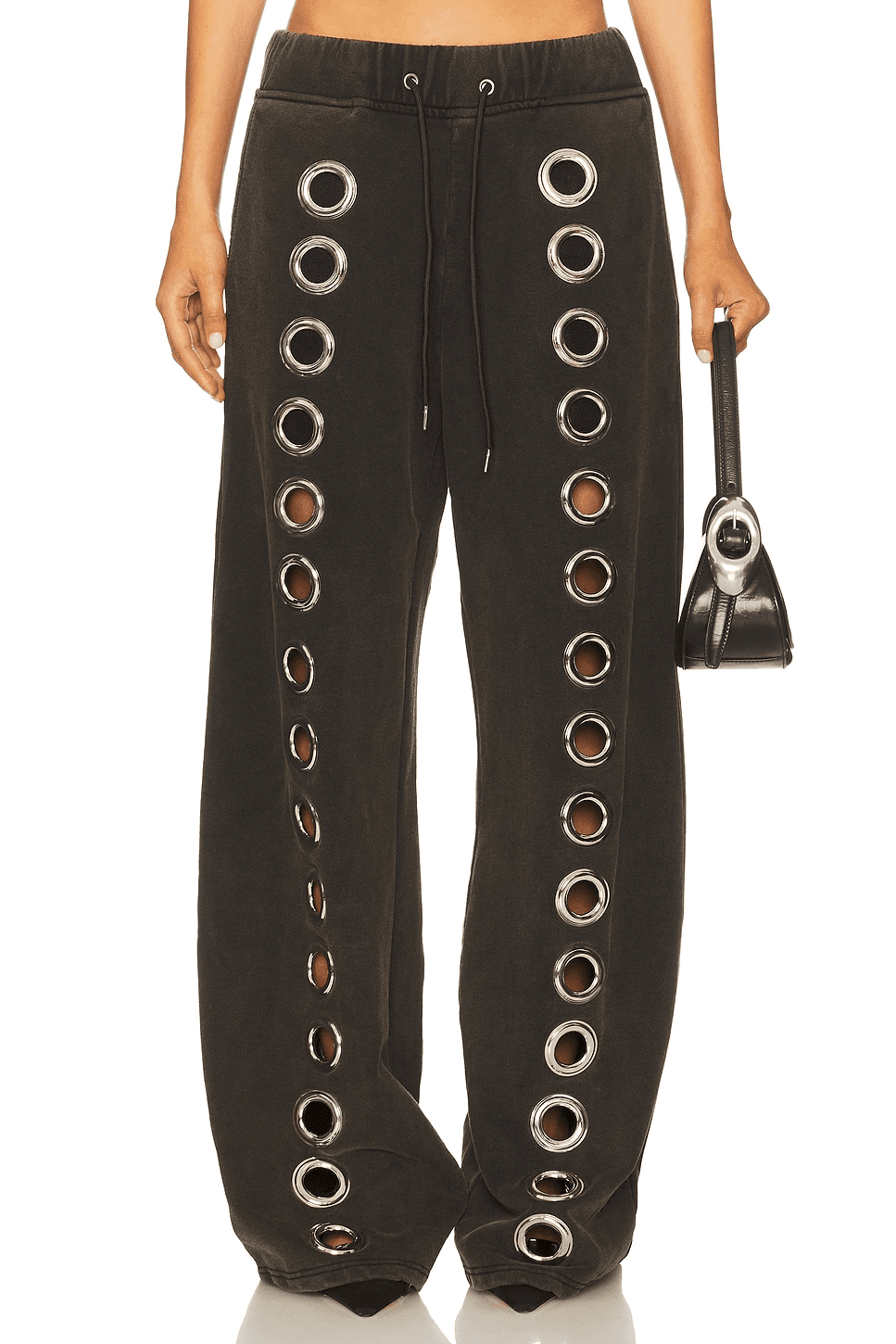 Eyelet Tracksuit Sweatpants - Image 1