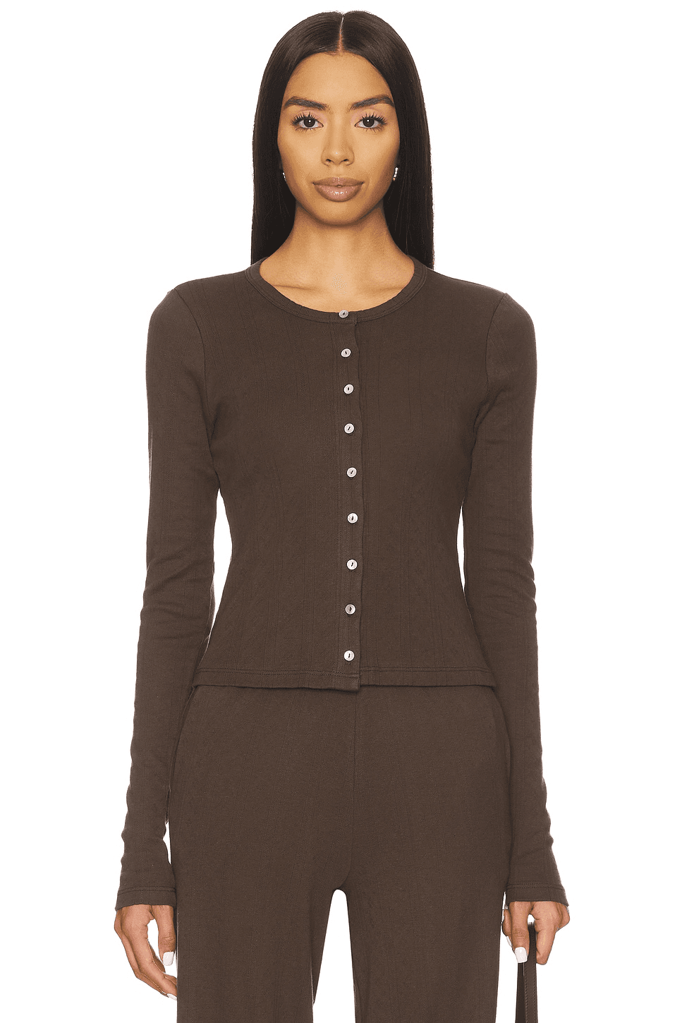 Pointelle Cardigan - Image 1