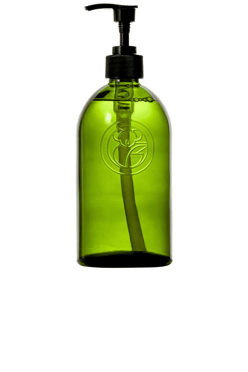 Green Apothecary Glass Pump Bottle - Image 1