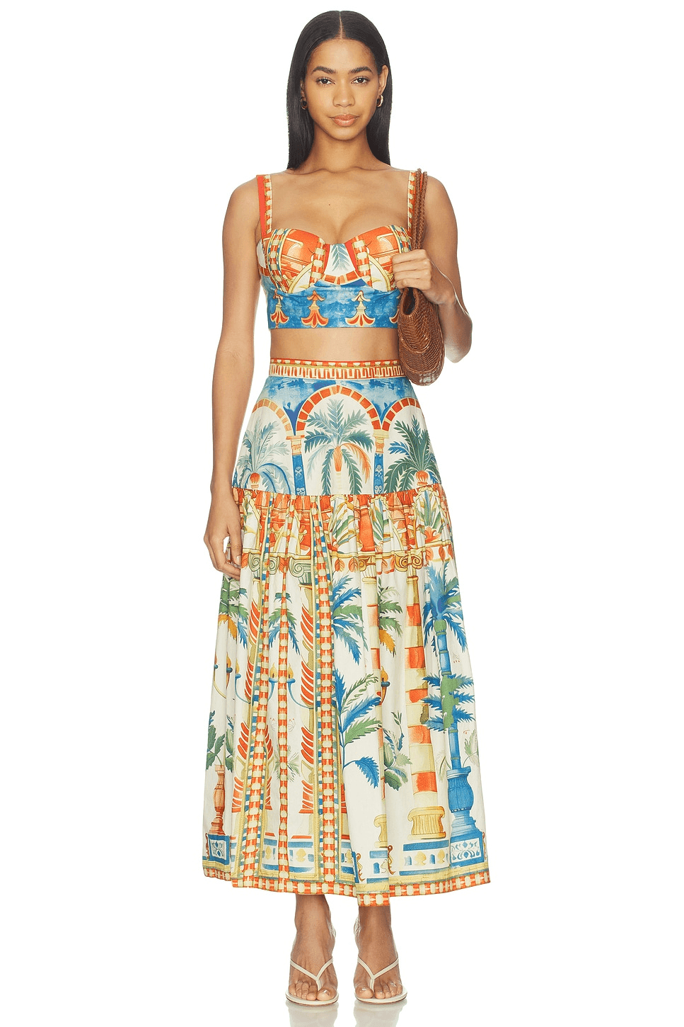 Terracotta Oasis Cotton Poplin Coord Set - Image 1