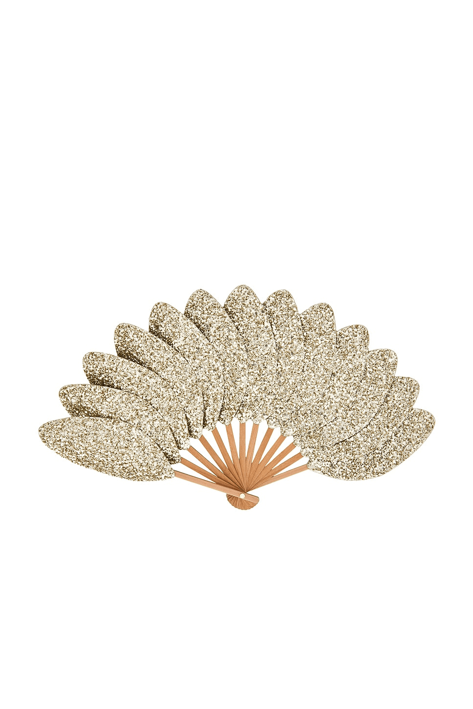 Large Palmette Glitter The Classic Format Fan - Image 1