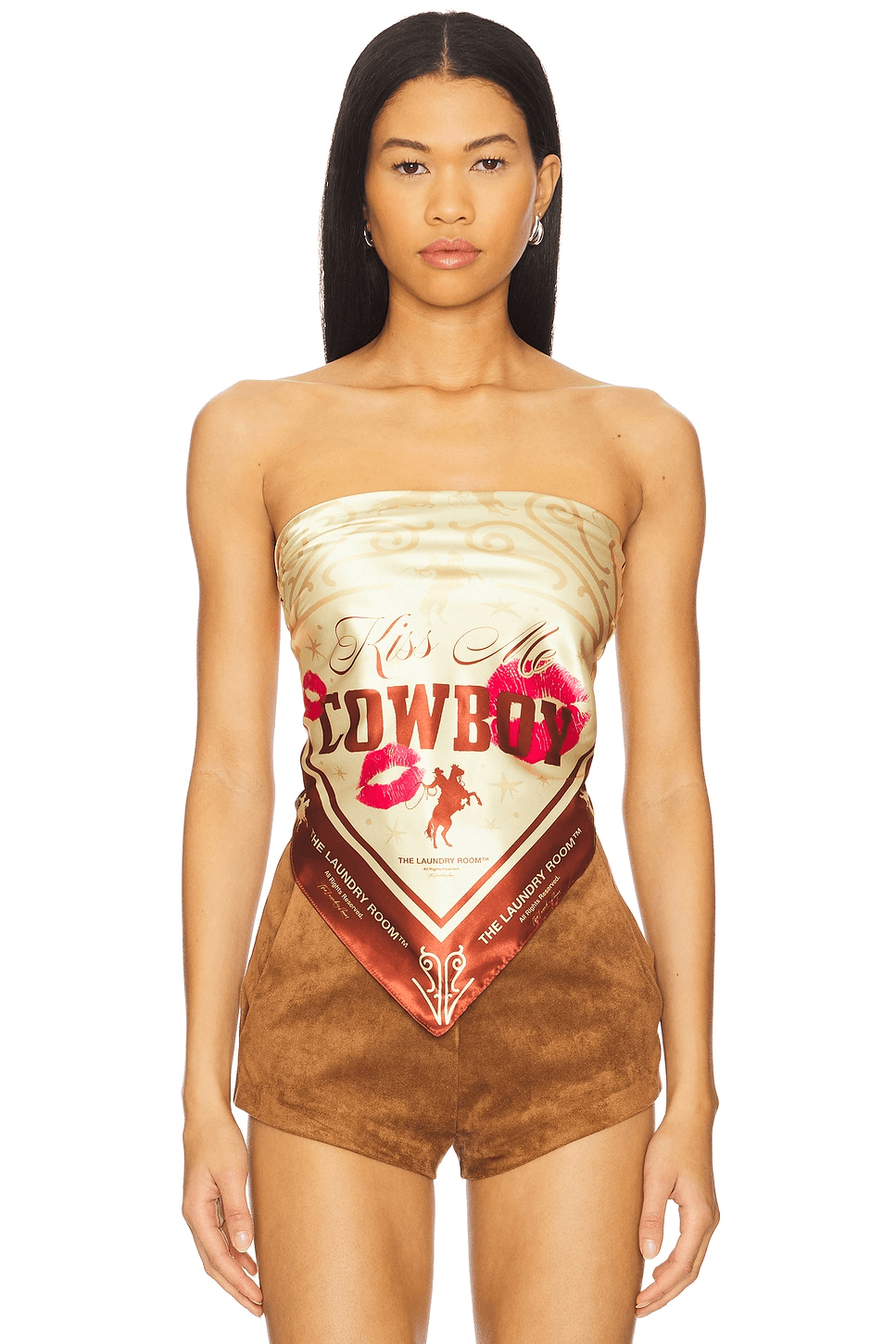 X Revolve Kiss Me Cowboy Bandana - Image 1