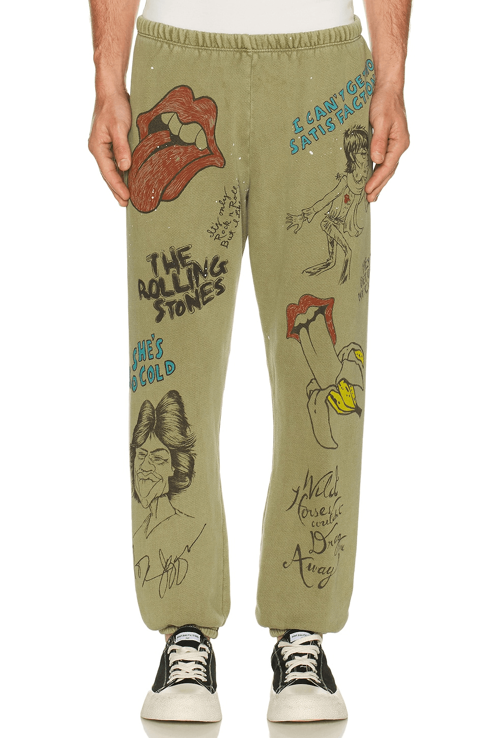 Rolling Stones Sketch P.E. Sweatpants - Image 1