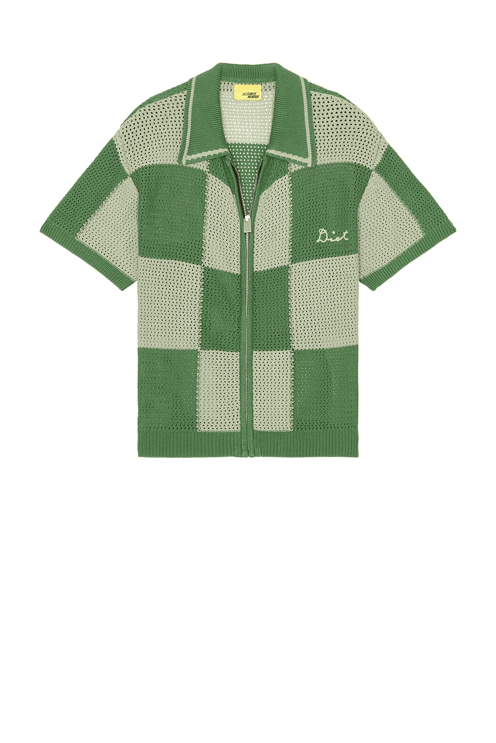 Checker Crochet Shirt - Image 1