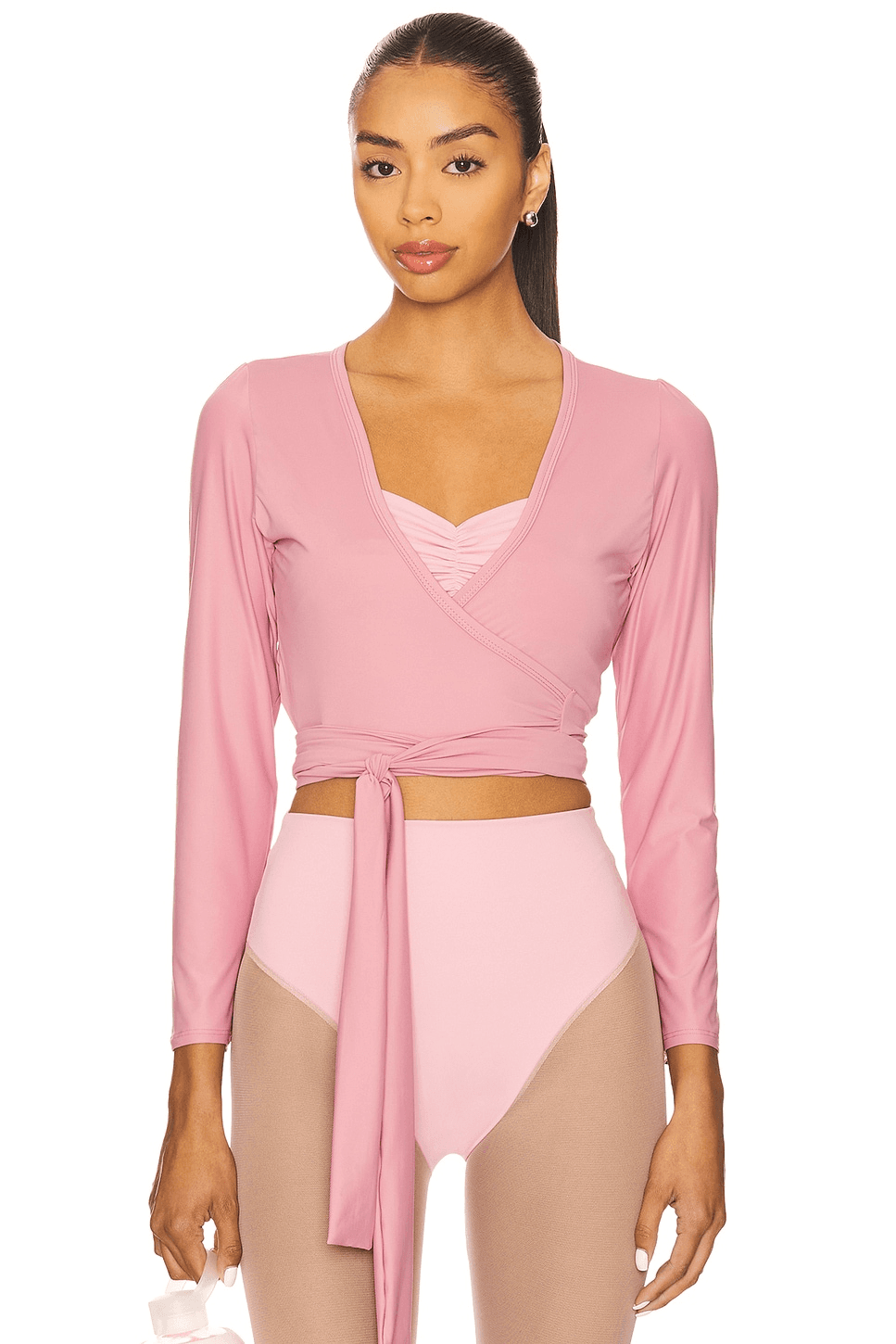 Sage Wrap Top - Image 1