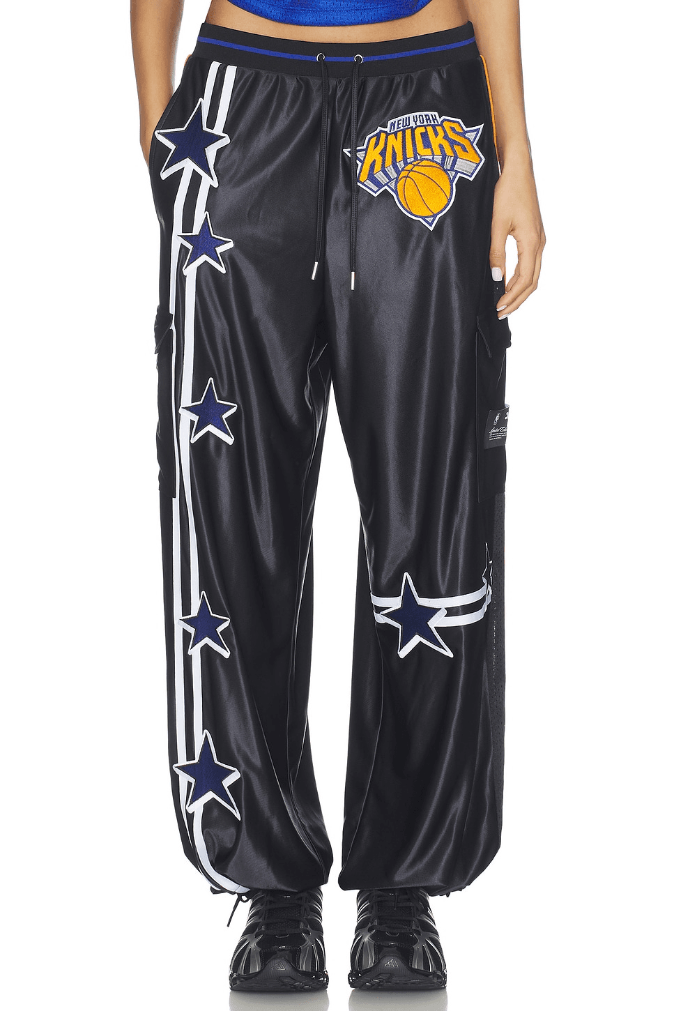 NY Knicks Nylon Track Pant - Image 1