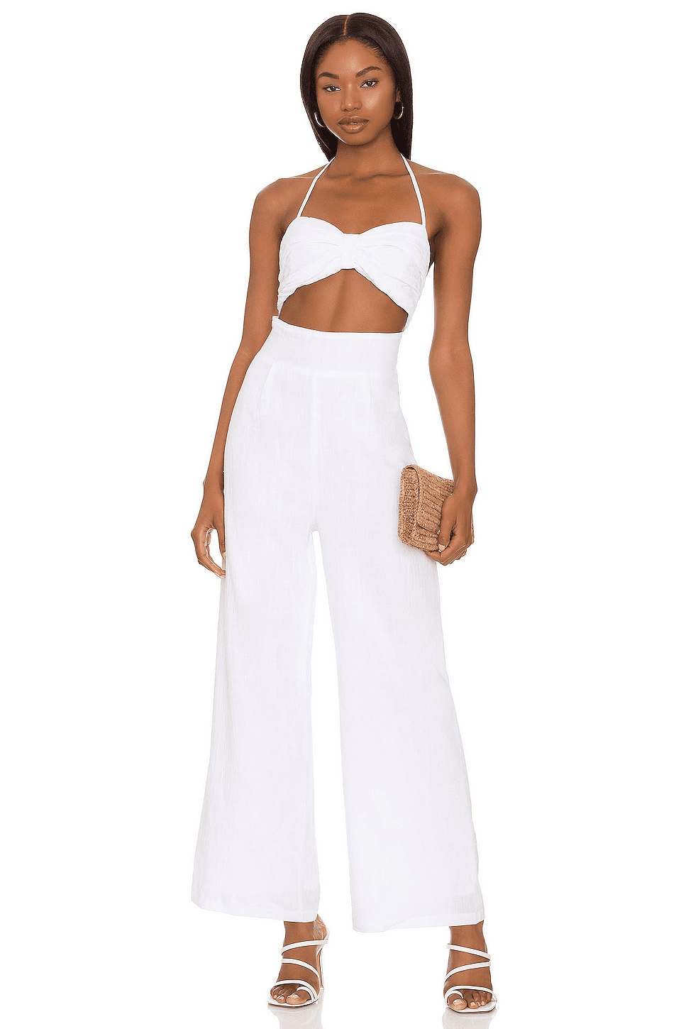 x REVOLVE Boat Linen Jumpsuit - Image 1