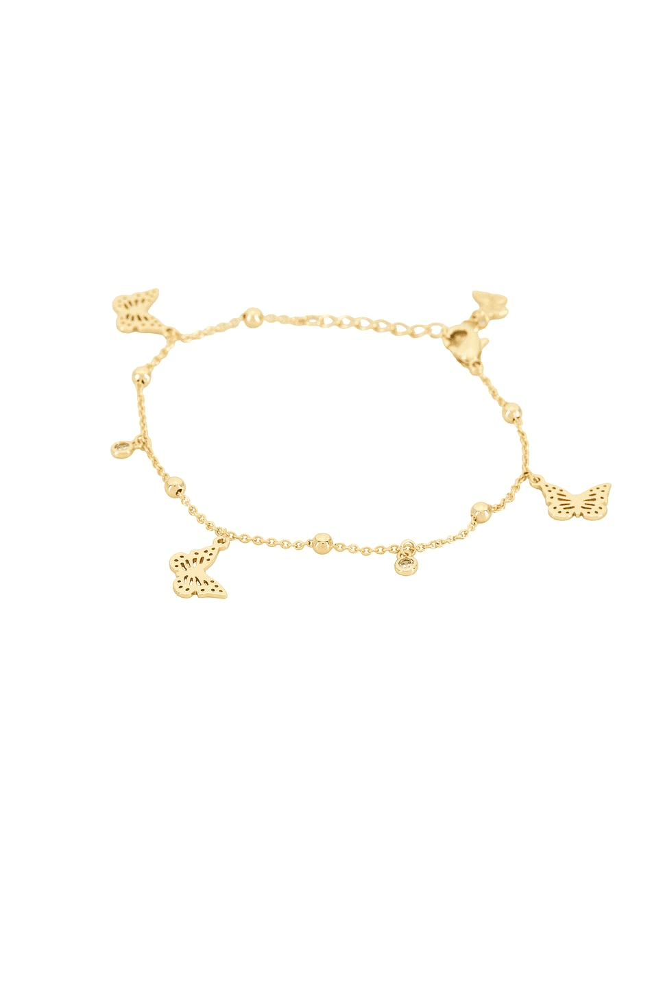 Dangling Butterflies Charm Bracelet - Image 1