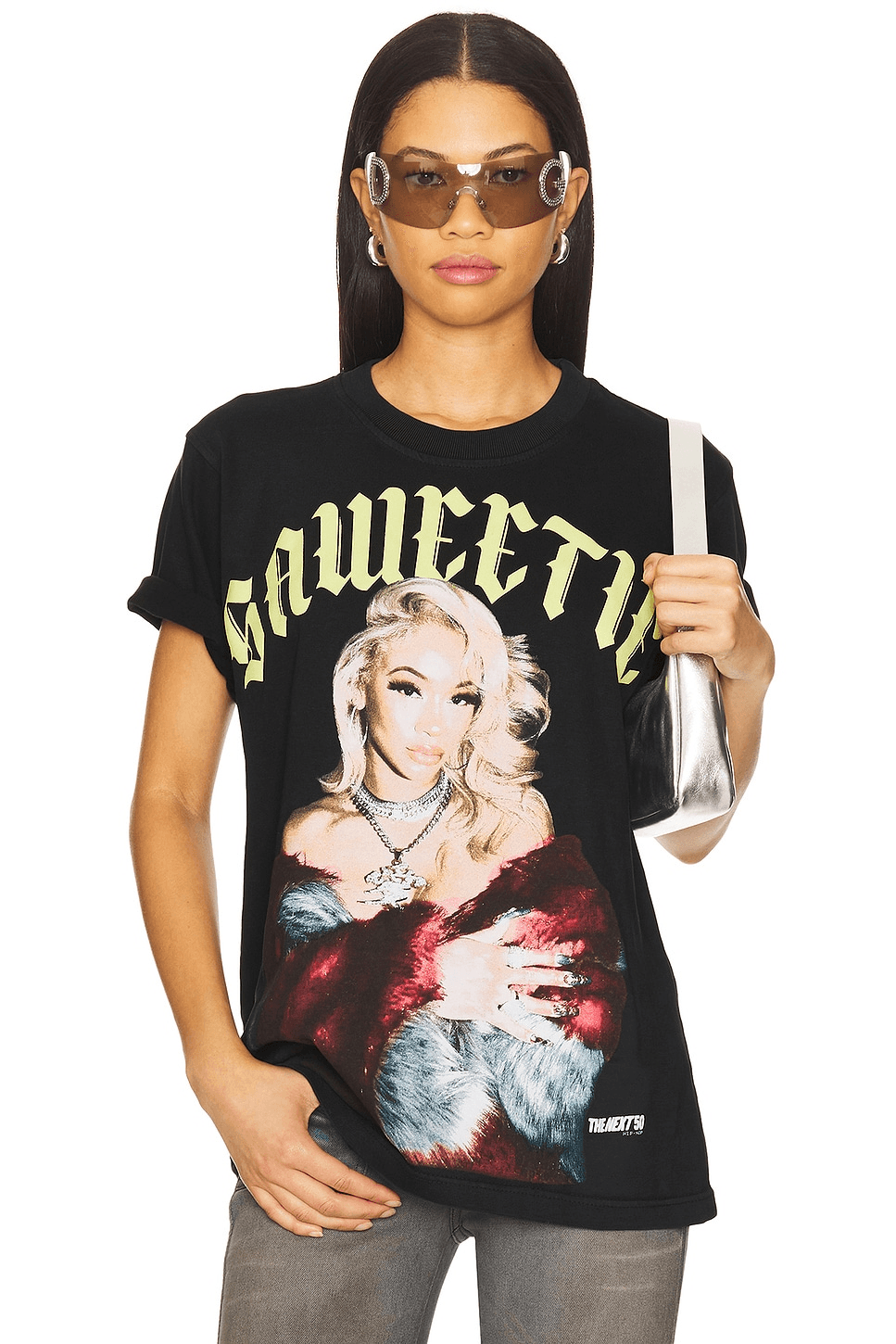 Saweetie Gold Tee - Image 1