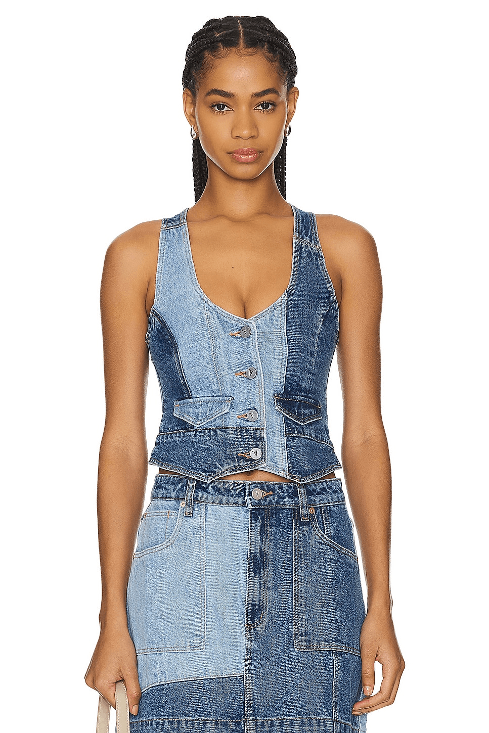 Denim Vest - Image 1