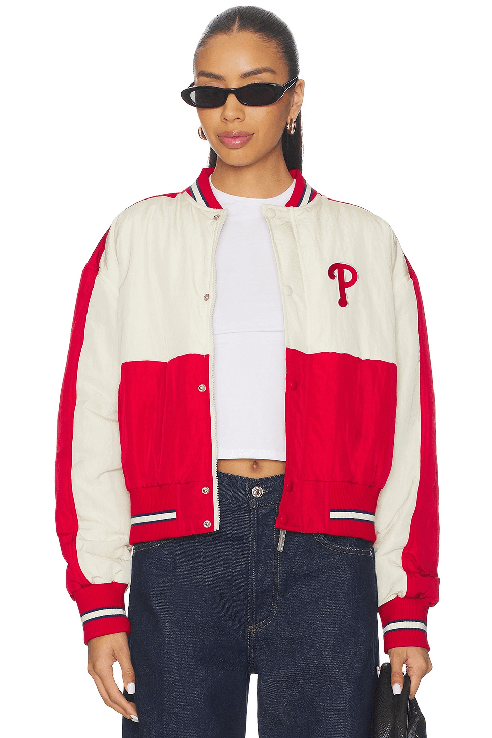 x REVOLVE Phillies Crop Bomber - Image 1