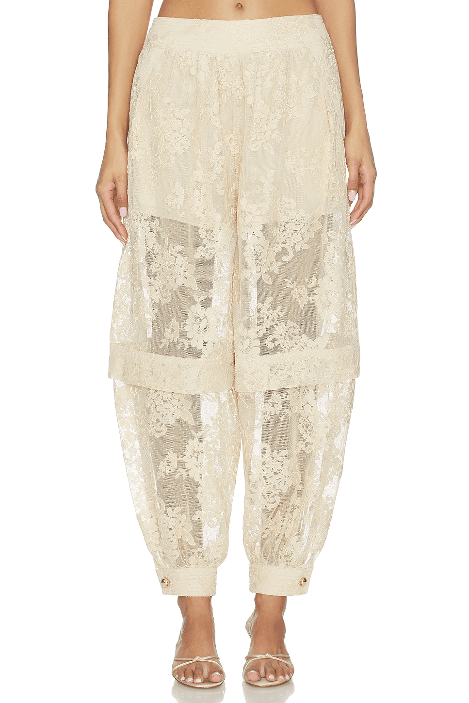 Luna Lace Harem Pant - Image 1