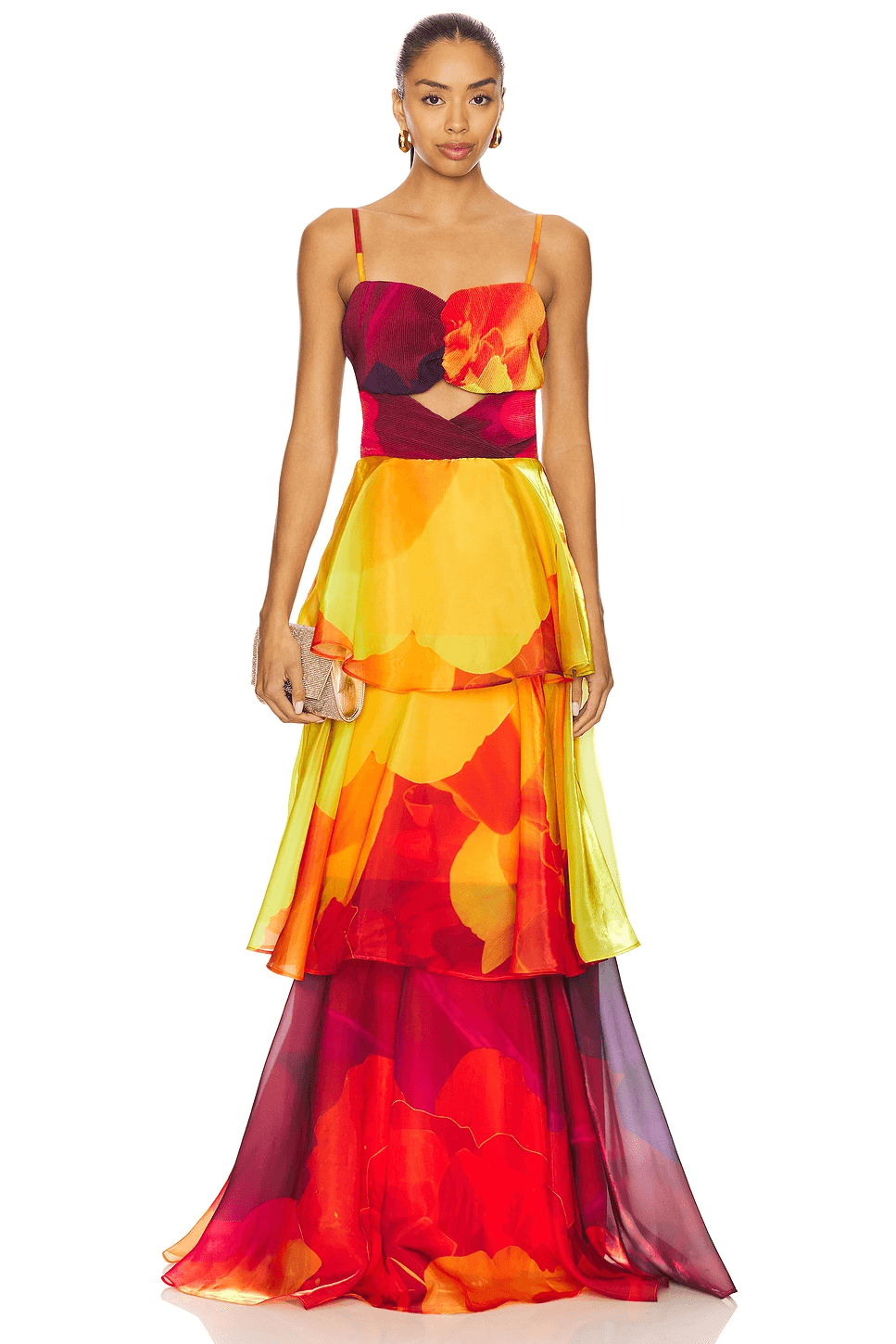 Keta Petal Print Dress - Image 1
