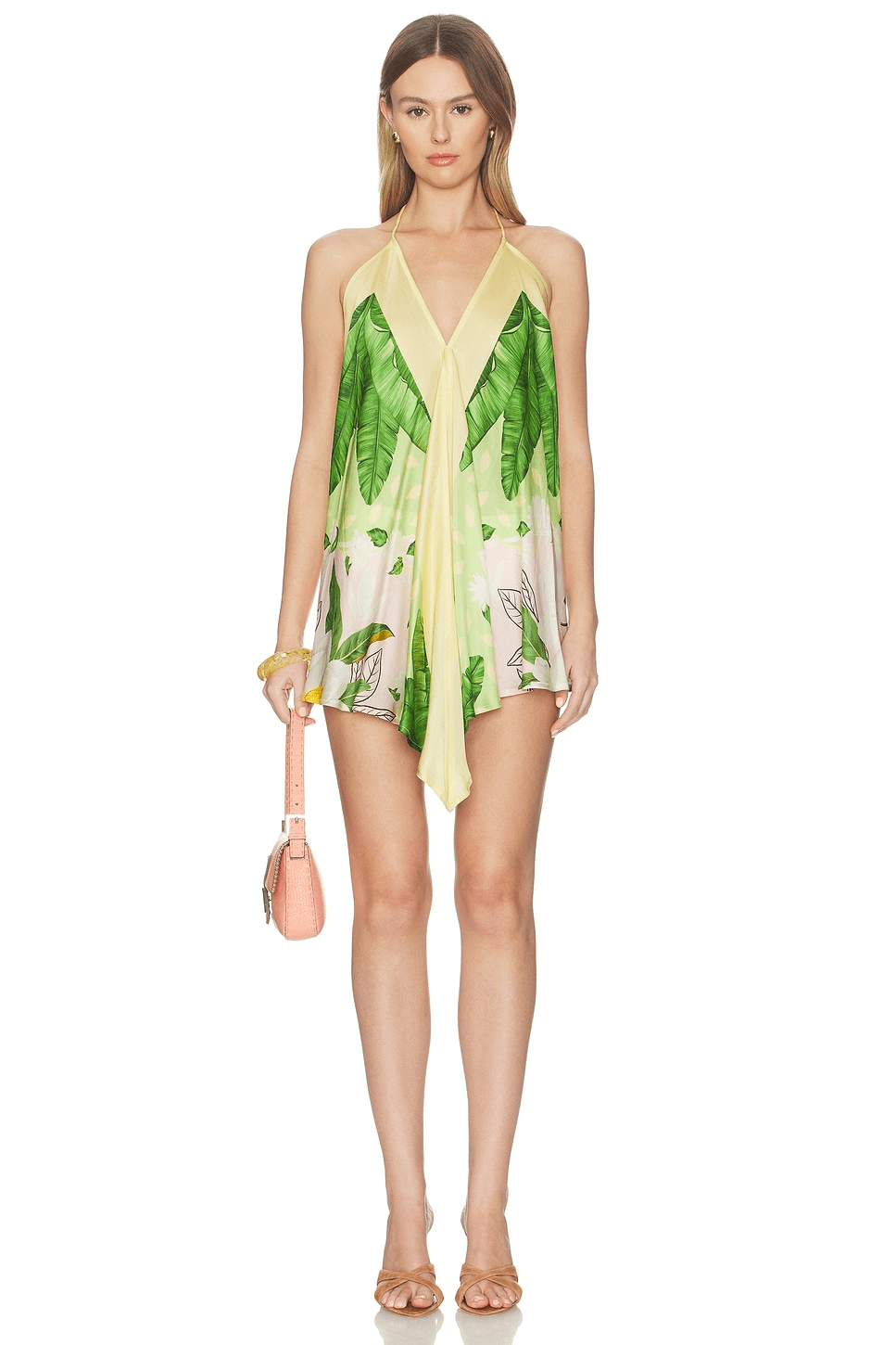 Handkerchief Mini Dress - Image 1