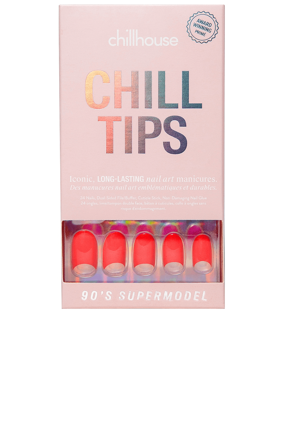 90's Supermodel Chill Tips Press-on Nails - Image 1