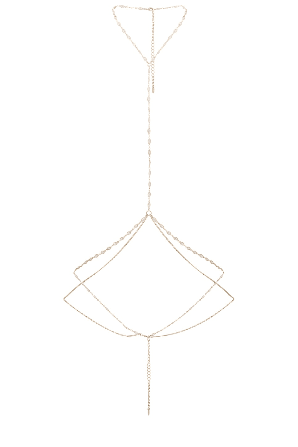 Crystal Baguette Body Chain - Image 1