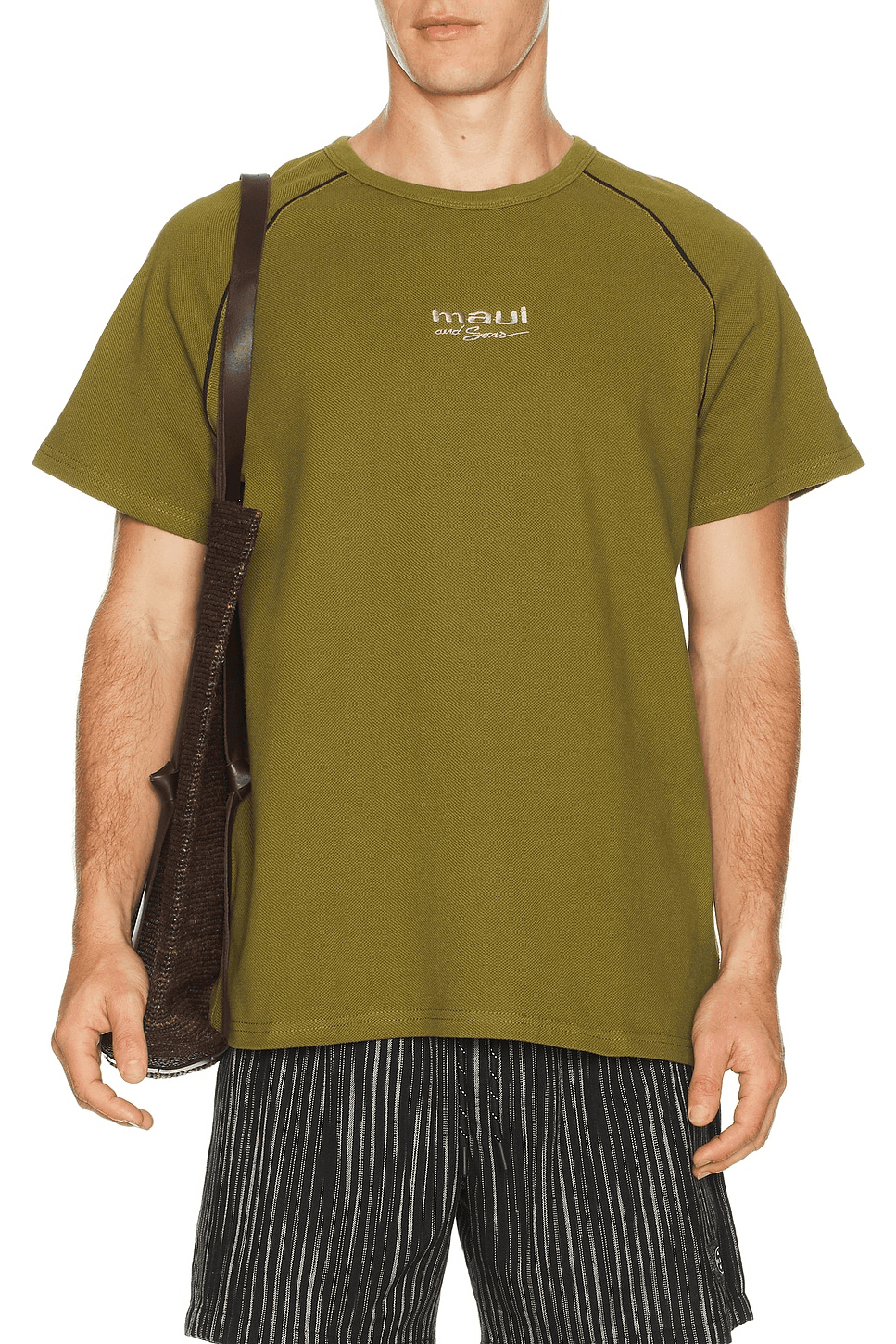 Pique Front Short Sleeve Tee - Image 1