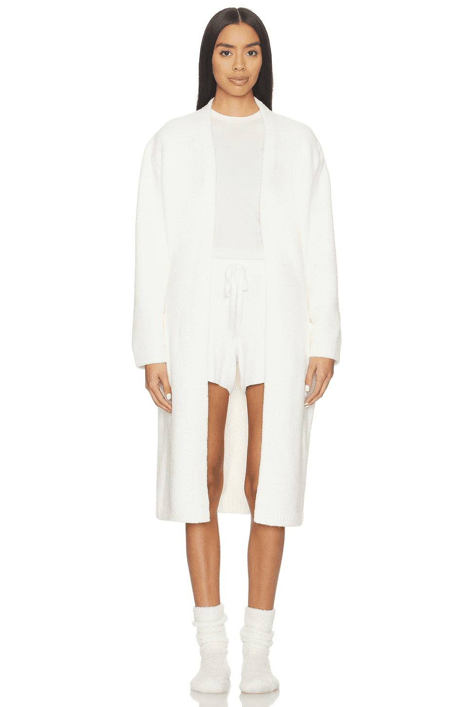 CozyChic Luxe Robe With Rib Detail - Image 1