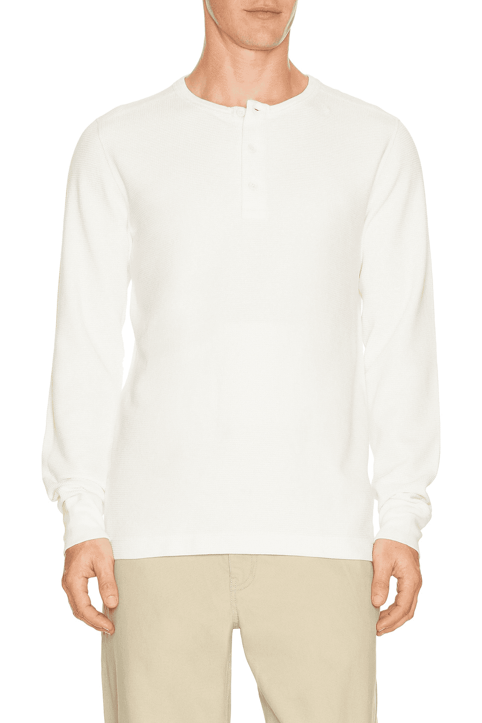 Lightweight Waffle Standard Henley - Image 1