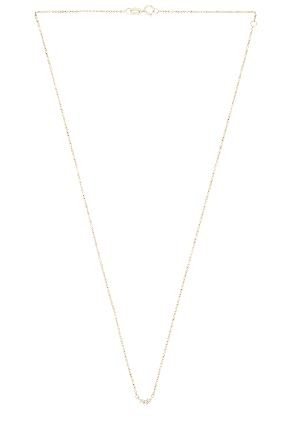 Dainty Diamond Trio Necklace - Image 1