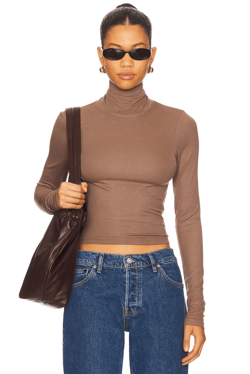 Felix Crop Turtle Neck Top - Image 1