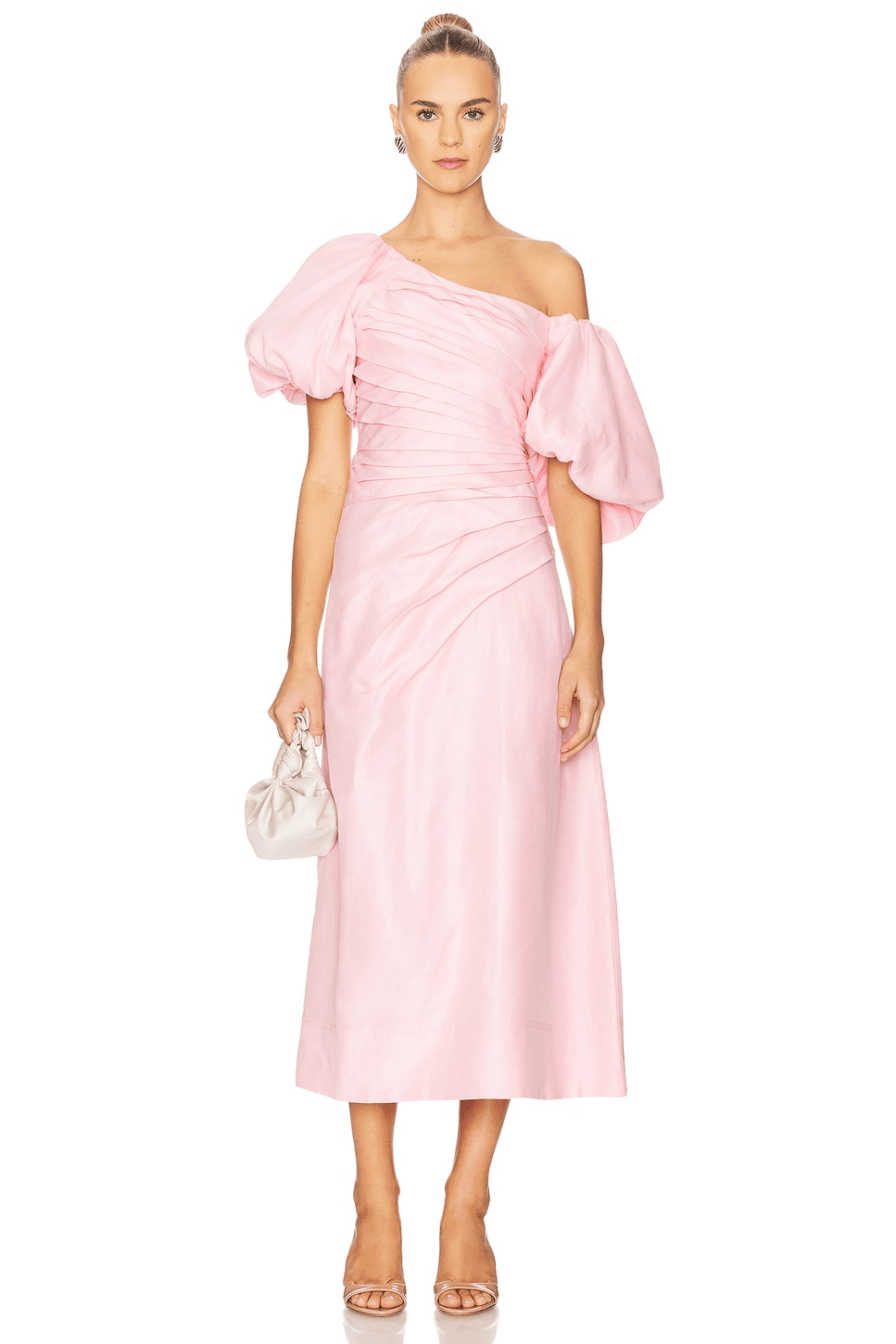 Cadence Ruched Midi Dress - Image 1