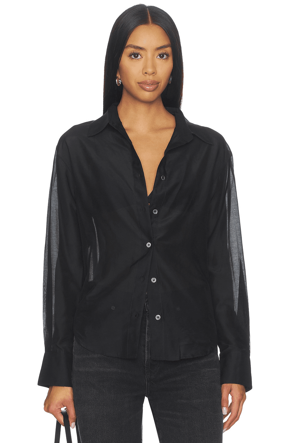 Sheer Silk Shirt - Image 1
