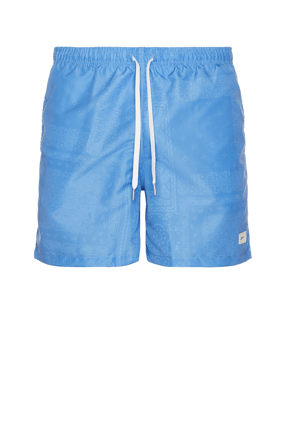 Cornflower Tonal Bandana Swim Trunks - Image 1